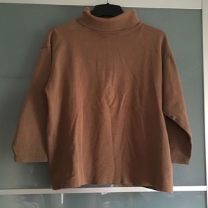 Tan turtleneck